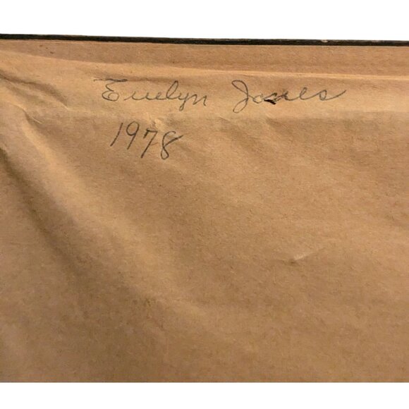 Vintage Framed Needlepoint Cross Stitch Winter Scene With Horse & Cottage - Picture 13 of 14